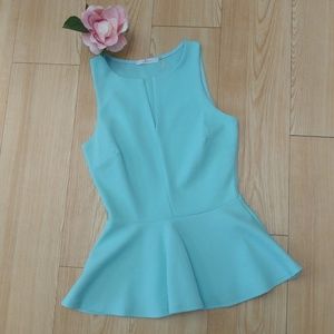 💙Soprano Sleeveless Peplum Top